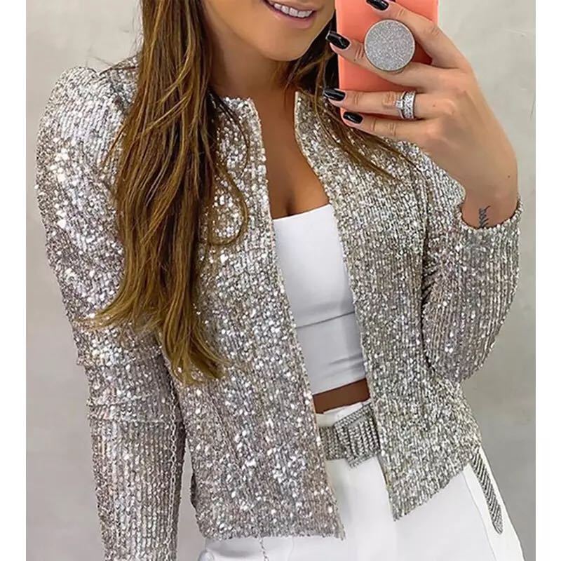 Emily sequin coat