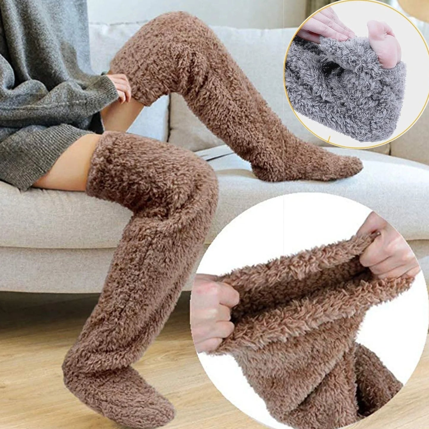 Fleece Teddy Socks