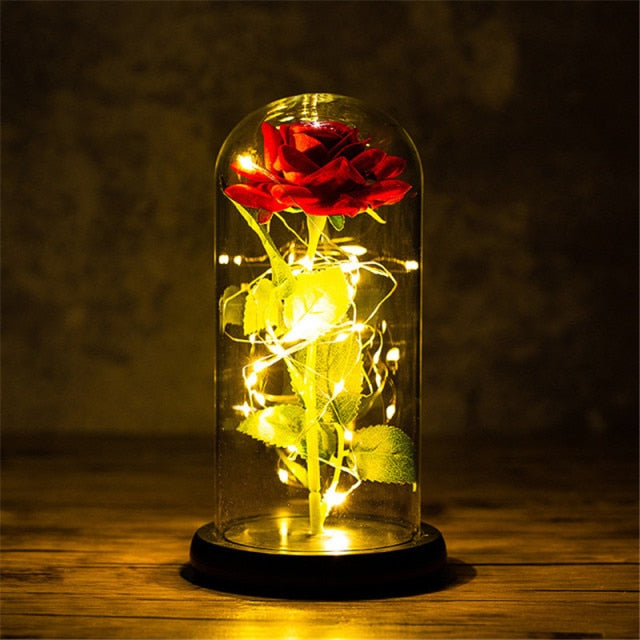 LED Enchanted Galaxy Rose Eternal -for you and your valentine