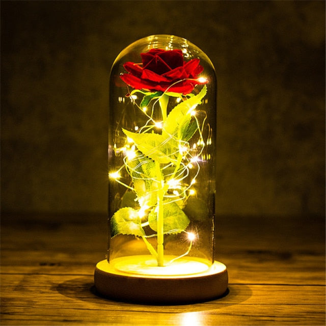 LED Enchanted Galaxy Rose Eternal -for you and your valentine