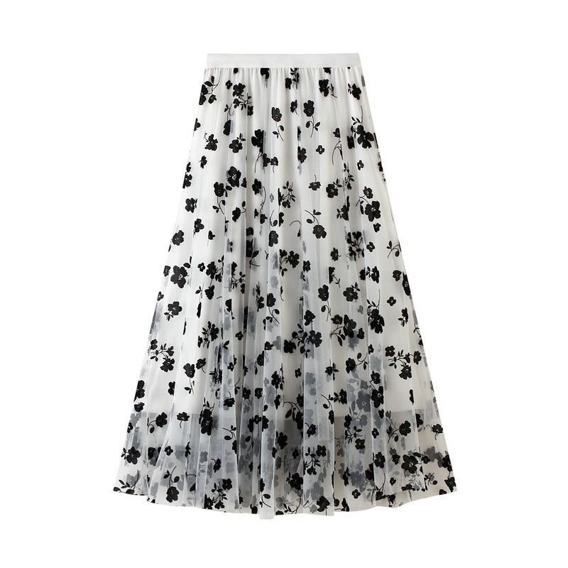 Elvira Tulle Flower Skirt