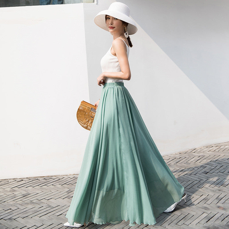 Petra Chiffone Maxi Skirt