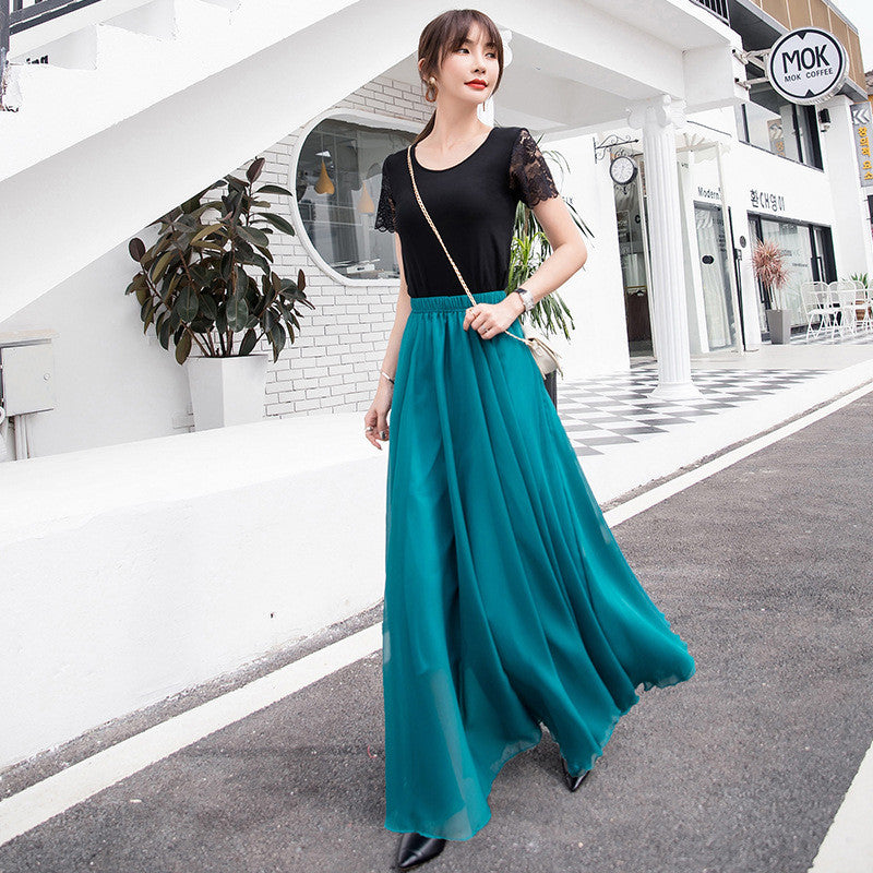 Petra Chiffone Maxi Skirt