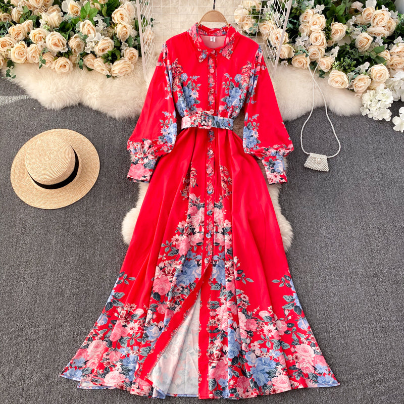 Lady Maxi Floral Dress