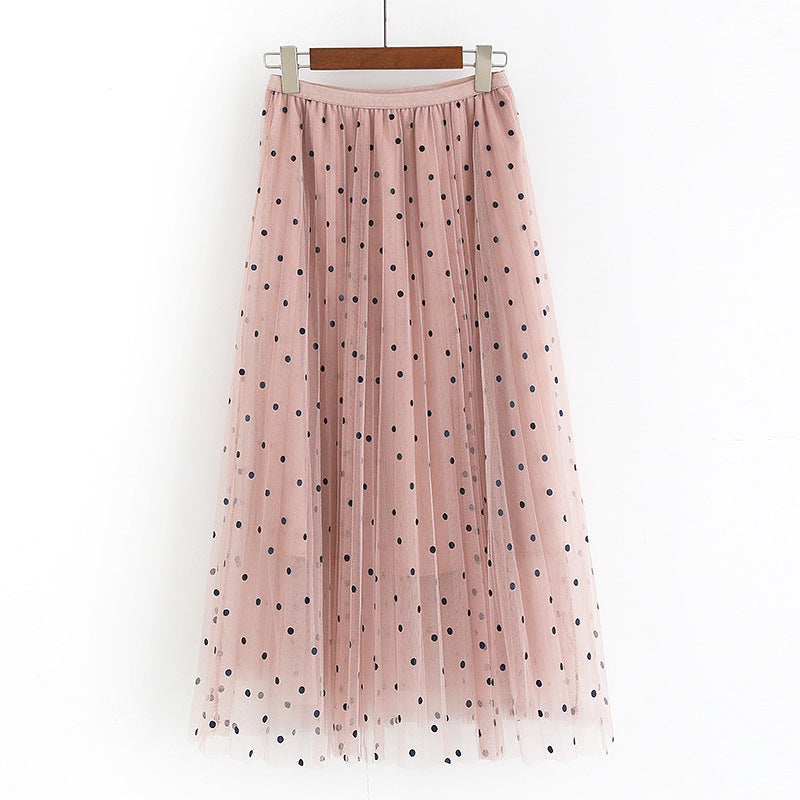 Lydia Tulle Polka Dots Skirt