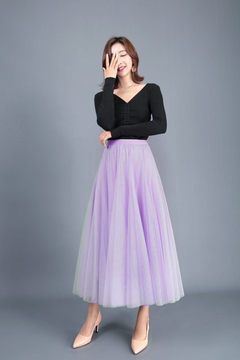 Wiggle Tulle Skirt