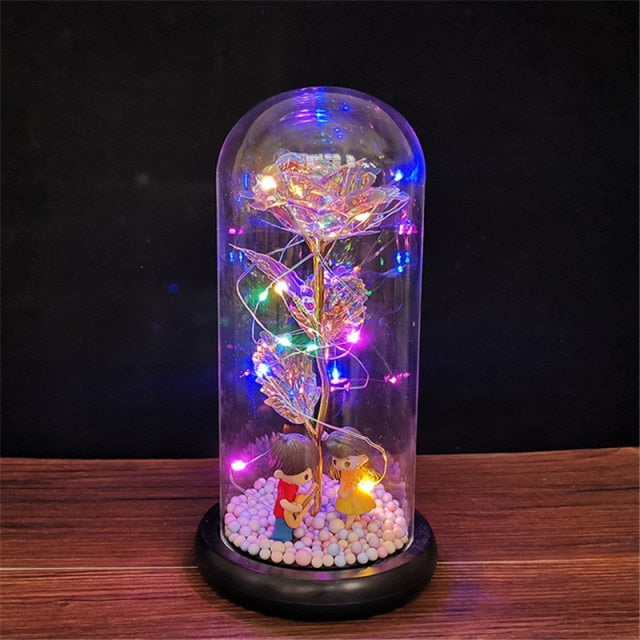 LED Enchanted Galaxy Rose Eternal -for you and your valentine