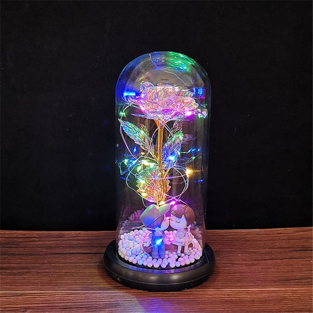 LED Enchanted Galaxy Rose Eternal -for you and your valentine