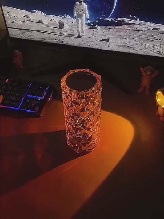 Touch Controling Crystal Lamp Design