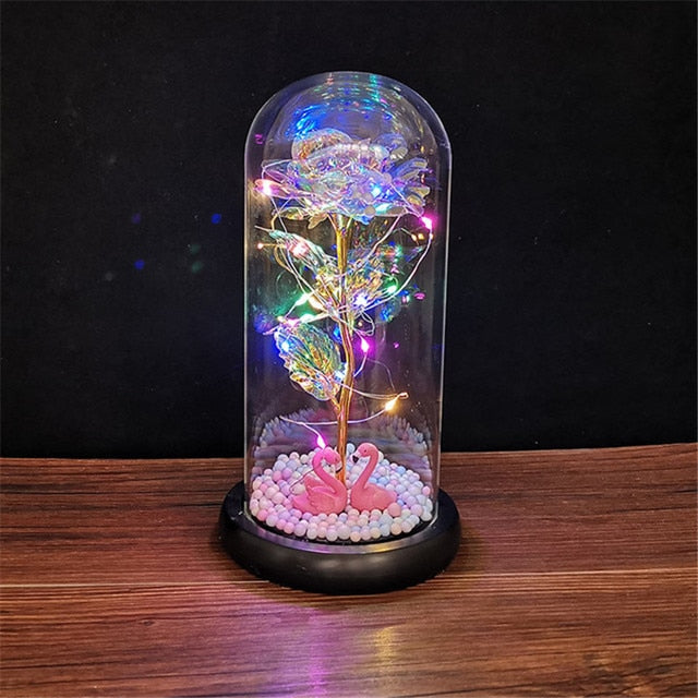 LED Enchanted Galaxy Rose Eternal -for you and your valentine