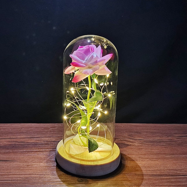 LED Enchanted Galaxy Rose Eternal -for you and your valentine