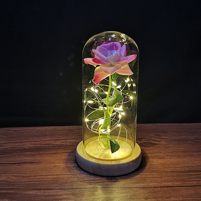 LED Enchanted Galaxy Rose Eternal -for you and your valentine