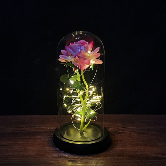 LED Enchanted Galaxy Rose Eternal -for you and your valentine