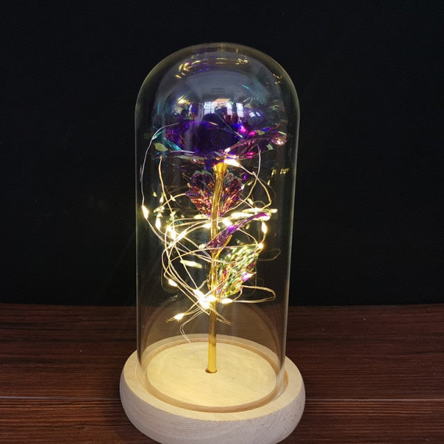 LED Enchanted Galaxy Rose Eternal -for you and your valentine