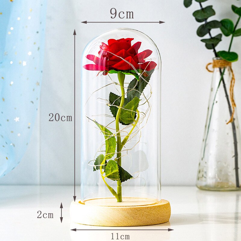 LED Enchanted Galaxy Rose Eternal -for you and your valentine