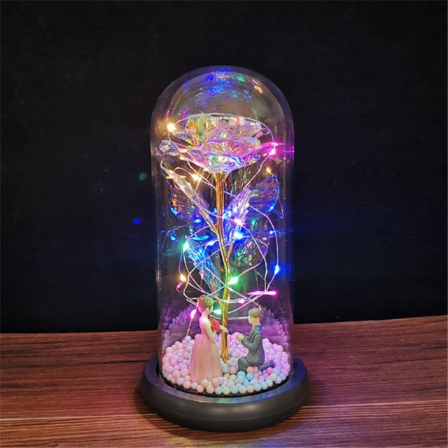 LED Enchanted Galaxy Rose Eternal -for you and your valentine