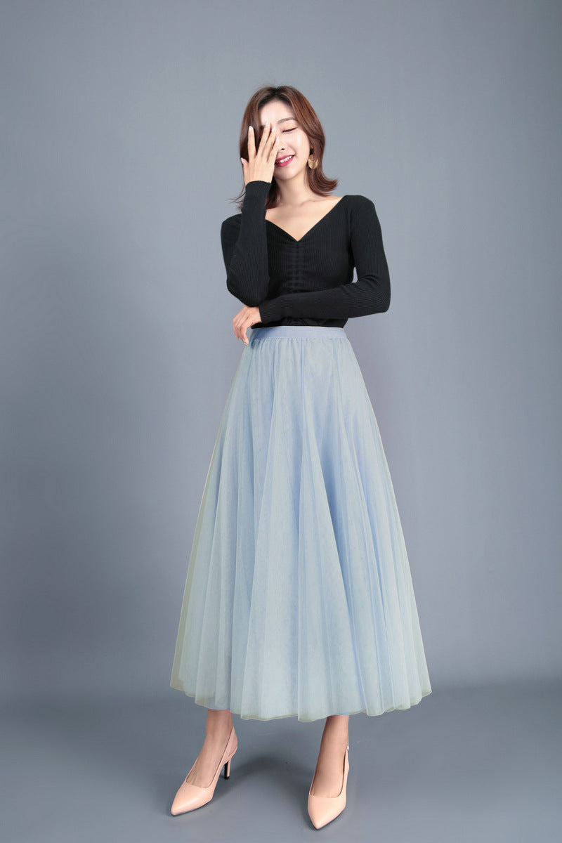 Wiggle Tulle Skirt