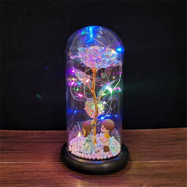 LED Enchanted Galaxy Rose Eternal -for you and your valentine