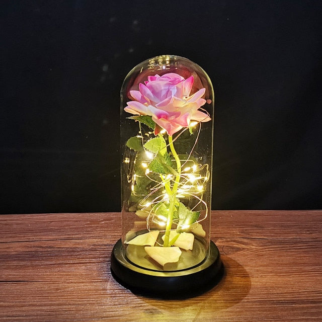 LED Enchanted Galaxy Rose Eternal -for you and your valentine