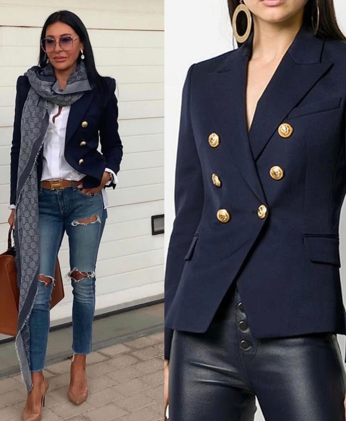 Mollie Double Button Blazer